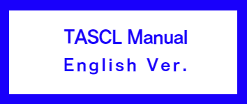 TASCL Manual English